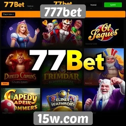 Variedade de jogos disponíveis no 777bet